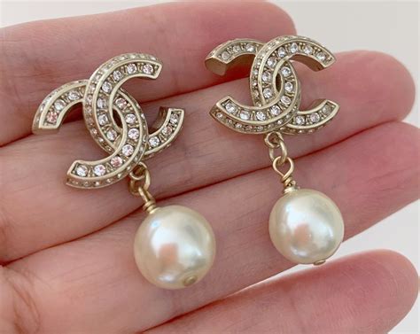 chanel classic earrings uk|Chanel earrings classic price.